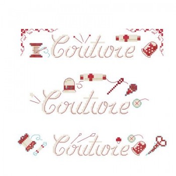3 grilles « Couture»