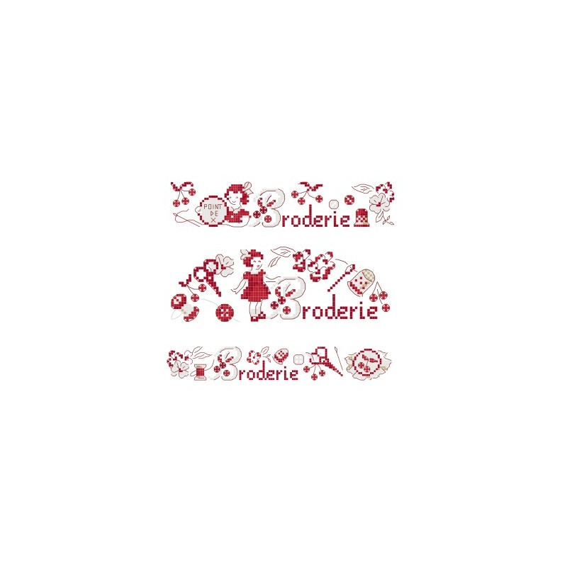 3 grilles « Rosy brode »