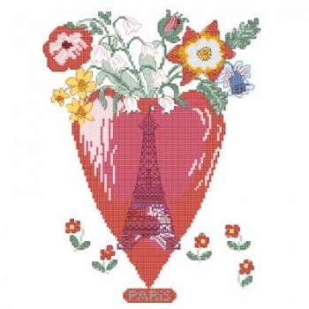 Grille « Paris mon amour »