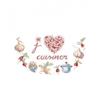 « J'aime cuisiner » Pattern