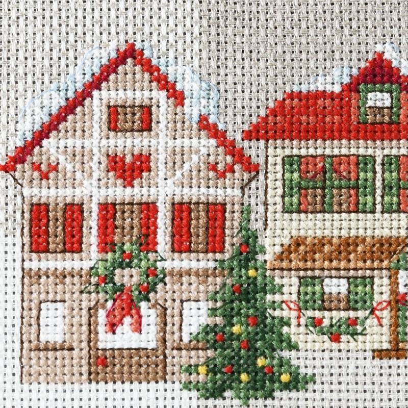 Aïda «Imagier de Noël» Tea towel