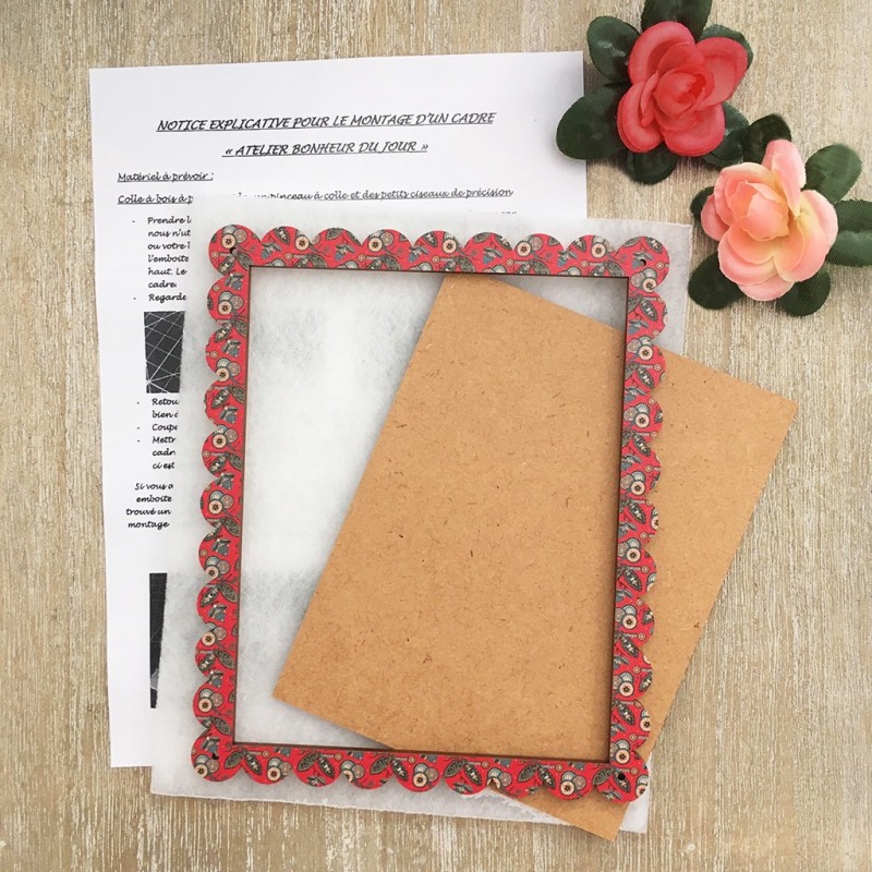 Cadre festonné «Cachemire»