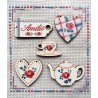 5 boutons « DIGOIN » N°2 5 boutons « DIGOIN » N°2