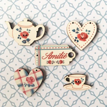 5 buttons « DIGOIN » N°2