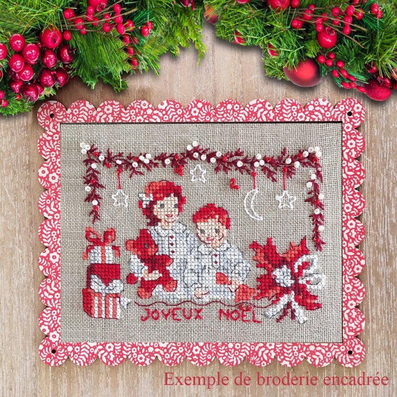 «Coquelicot» Scalloped Frame