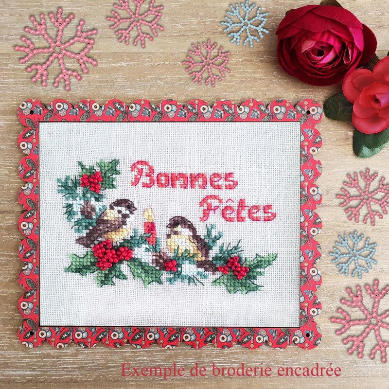 Cadre festonné «Cachemire»