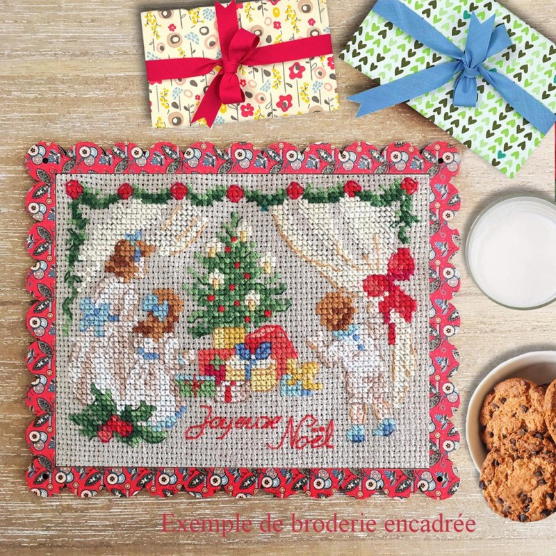 Cadre festonné «Cachemire»