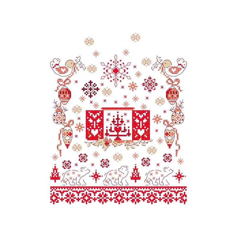 Grille « Sampler nordique rouge »