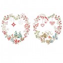 2 hearts « Frosted berries » Charts