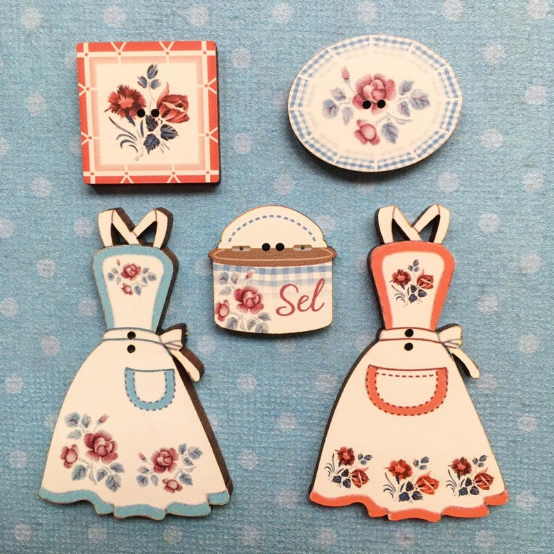 5 boutons « DIGOIN » N°3