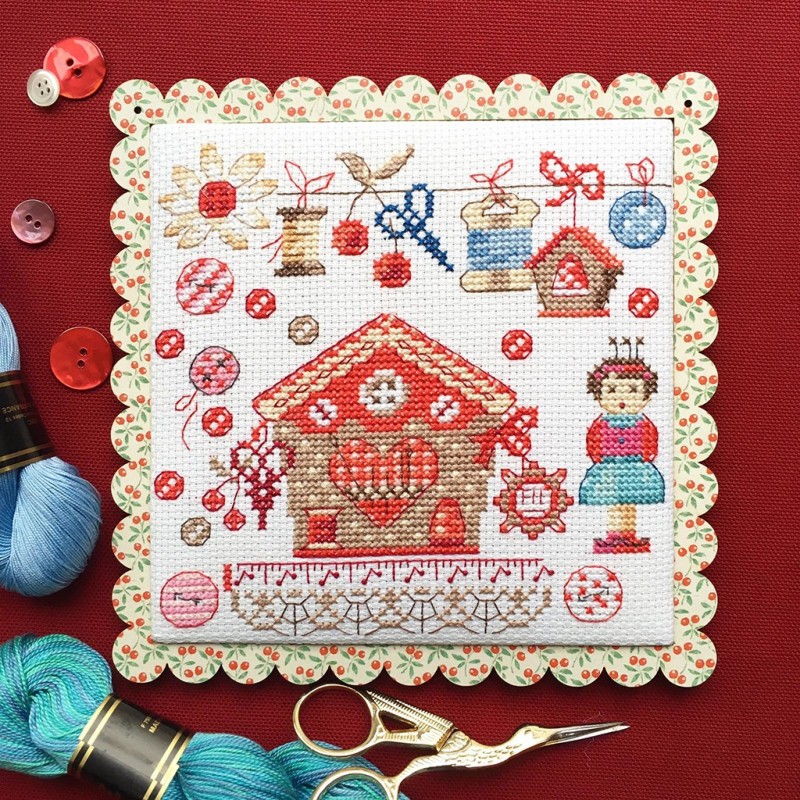 «Cerises» Scalloped Frame