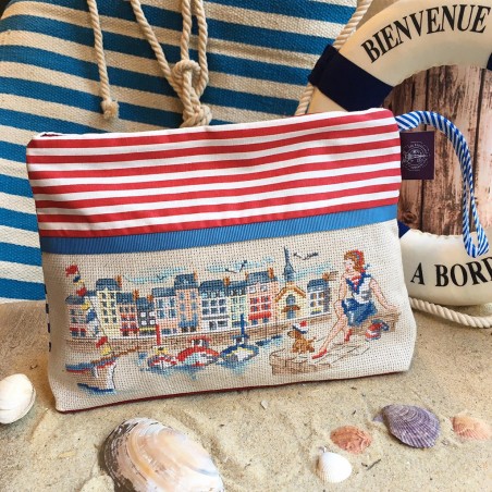 Aïda « Honfleur » Maxi pouch