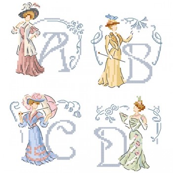 «Belle époque» Alphabet Chart