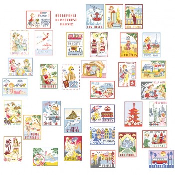 A «Vintage holidays» story in 34 charts in ATC format