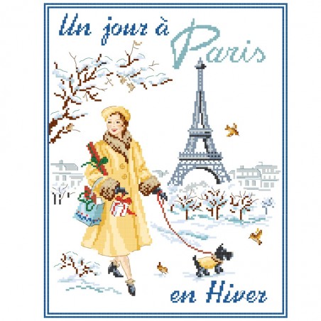 Grille «Un jour à Paris en Hiver»