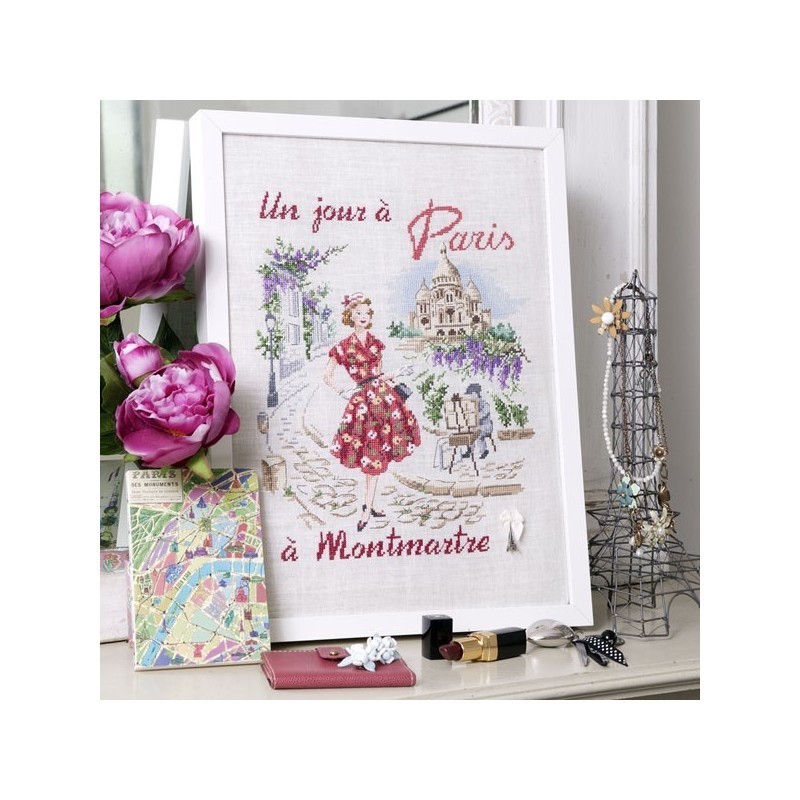 Grille «Un jour à Paris à Montmartre»