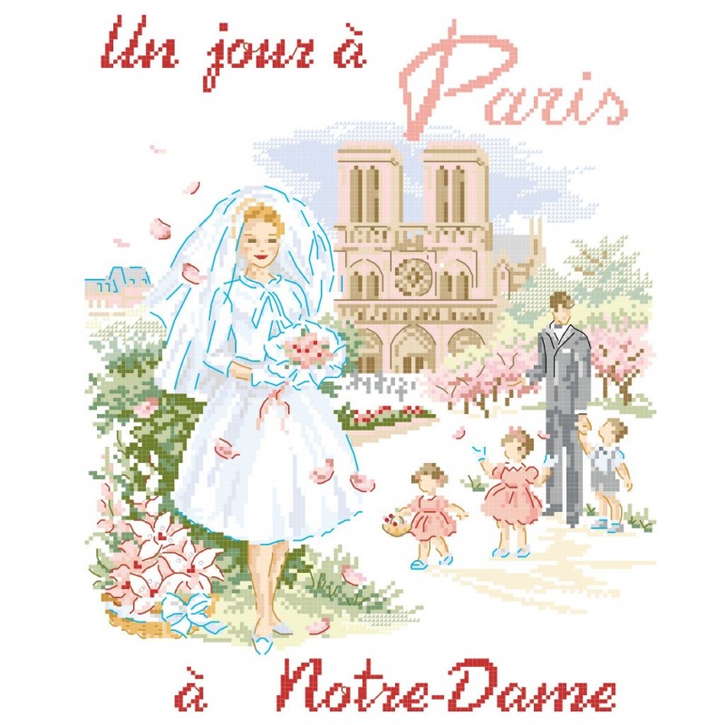 Grille «Un jour à Paris à Notre Dame»