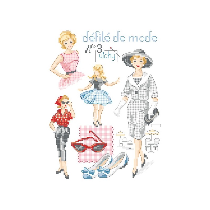 Fashion show N°3 « Vichy » chart