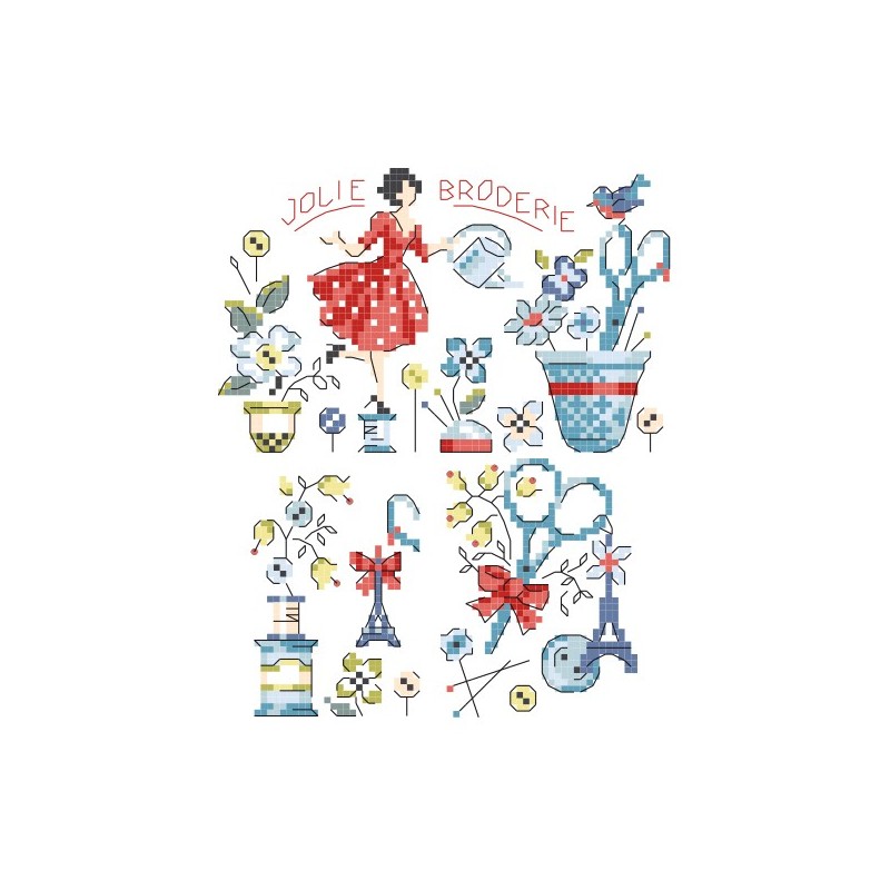 Grille « Jolie broderie »