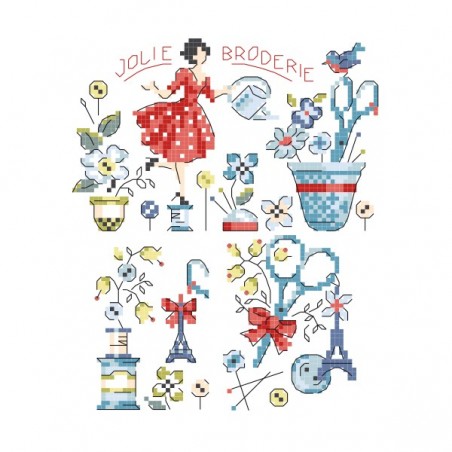 Grille « Jolie broderie »