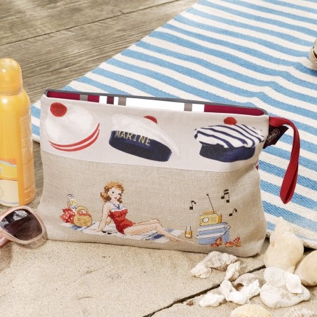 Lin : Maxi trousse «Biarritz»