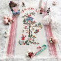 Aïda : Torchon « Petite maison de Noël »