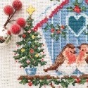 Aïda : Torchon « Petite maison de Noël »