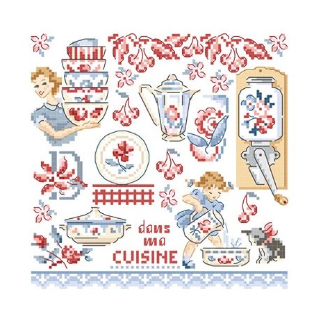 Aïda «Digoin» Tea Towel Aïda «Digoin» Tea Towel