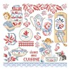 Aïda «Digoin» Tea Towel Aïda «Digoin» Tea Towel