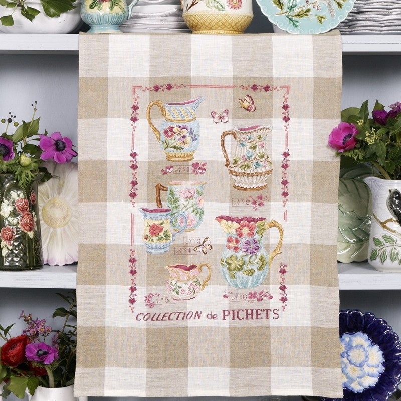 Aïda «Collection de pichets» Tea towel