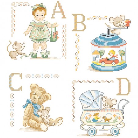 « Old toys » Alphabet Chart