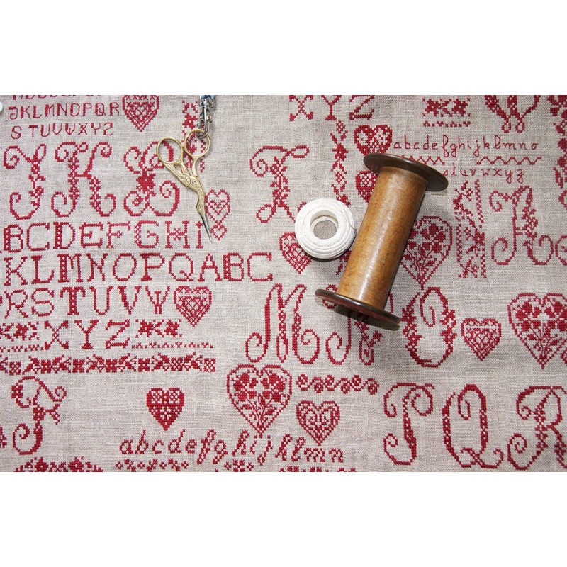 The big «Monogramme» Alphabet chart