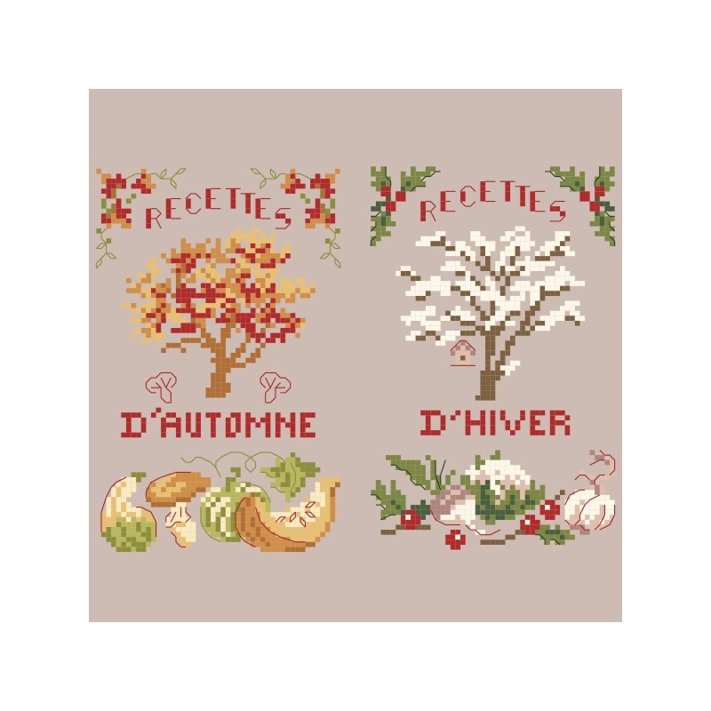 2 grilles Recettes de saisons «Automne-Hiver»