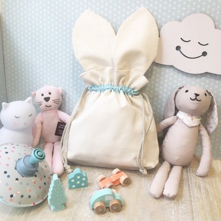 Linen «Rabbit» Drawstring pouch