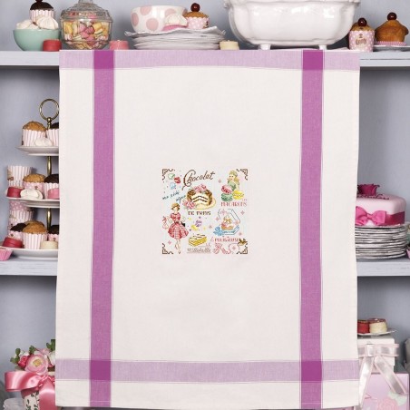 Aïda « Sweet temptation » Tea Towel