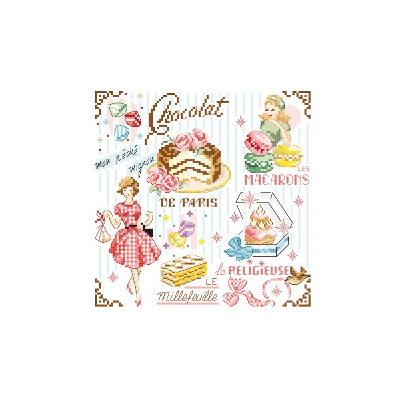 Aïda «Péché mignon» Tea Towel