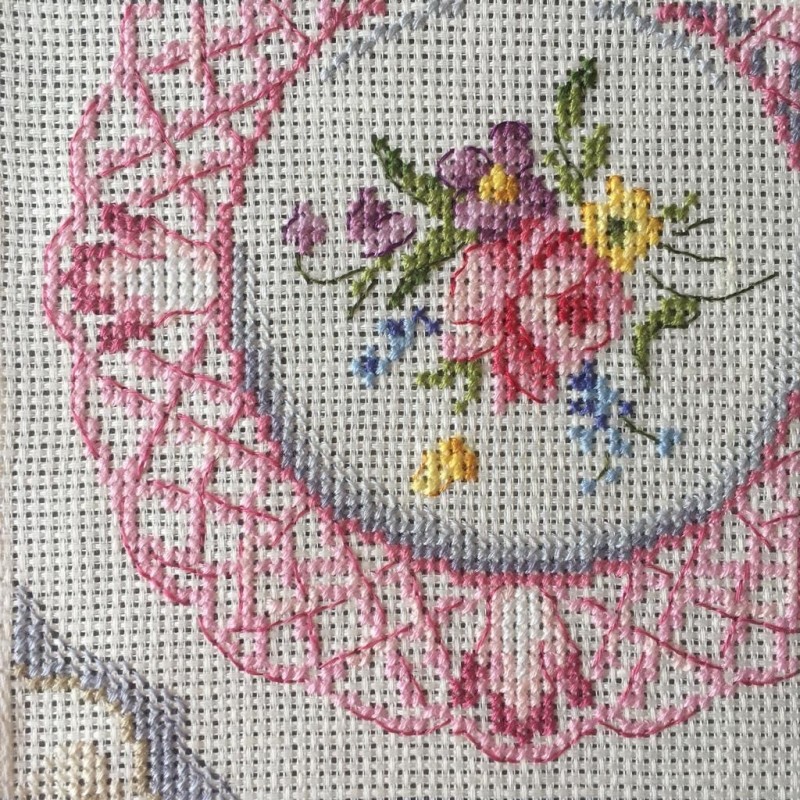 Aïda «Collection Niderviller» Tea towel