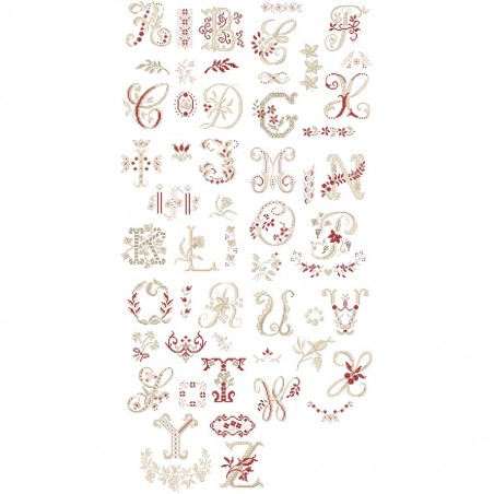 Le grand Alphabet «Linge ancien»