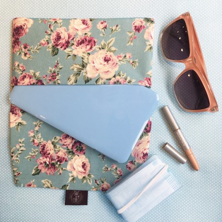 Aïda « Always pretty » Masks case's Pouch Floral version Aïda « Always pretty » Masks case's Pouch Floral version