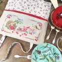 Lin : Porte tarte « Cerises gourmandes »