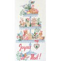 Lin : Torchon «Noël gourmand»