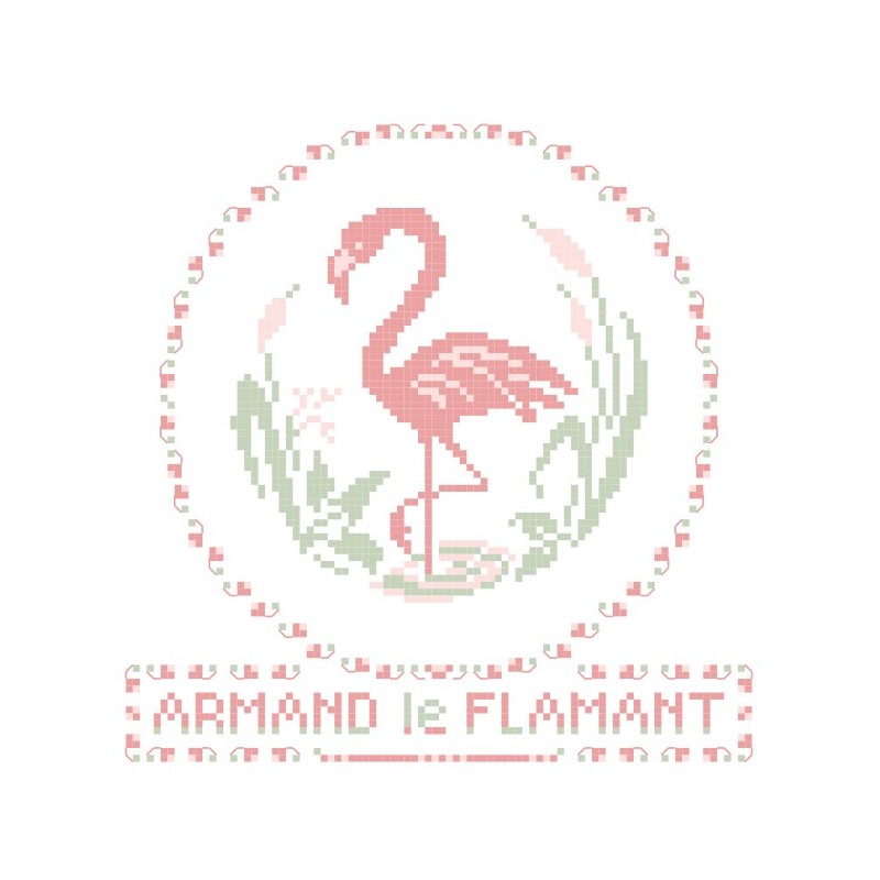 Grille «Armand le flamant»