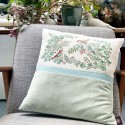 Aïda «Toile de Jouy» Blue Cushion
