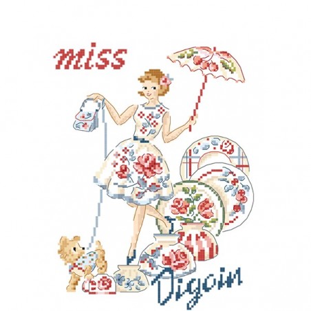 Grille : Miss «Fan de Digoin »