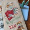 Aïda : Pochette porte-masques «Toujours jolie» version hiver Aïda : Pochette porte-masques «Toujours jolie» version hiver