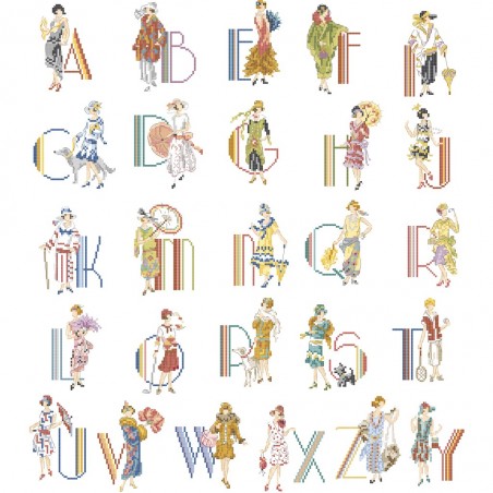 « Roaring Twenties » Alphabet Chart