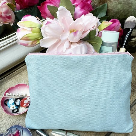 Linen « Velvet beauty » pouch