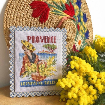 Cadre festonné Provence