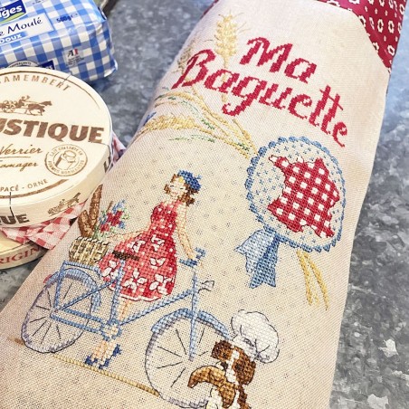 Linen «My baguette» Bread Bag