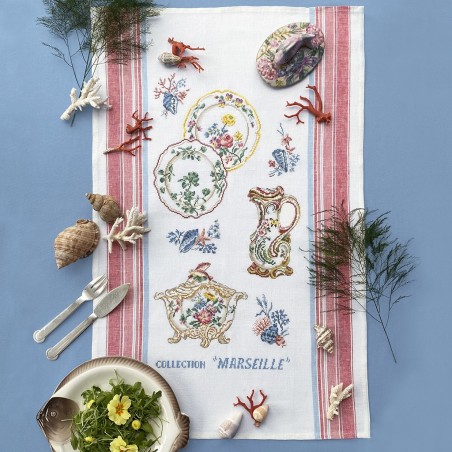 Aïda  «Marseille Collection» Tea towel